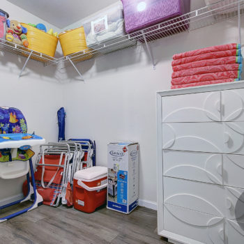 Walk-in closet/ Pack'n Play Playard/ Chairs, Cooler and Umbrella for the Beach