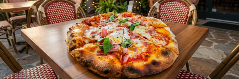 Pizza from Cristino’s Coal Oven Pizza in Clearwater